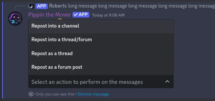 step 3 for moving all messages