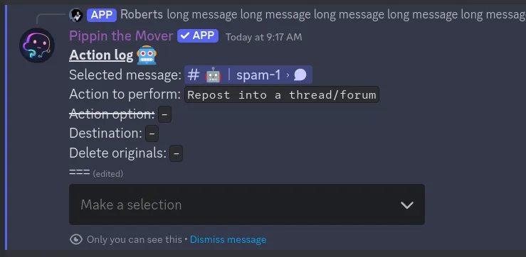 step 4 for moving all messages