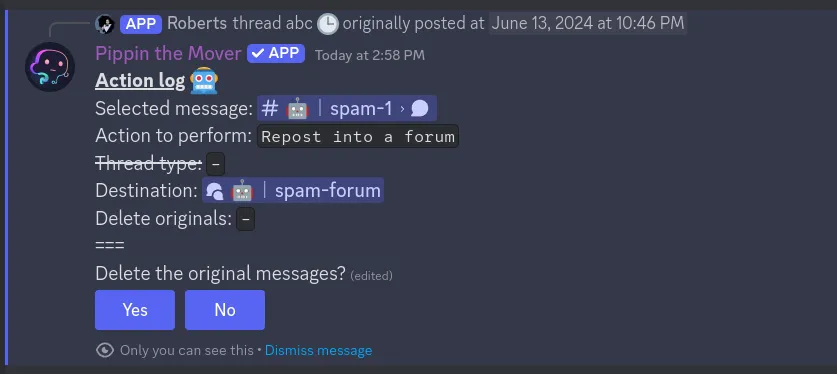 step 8 for moving thread or forum post
